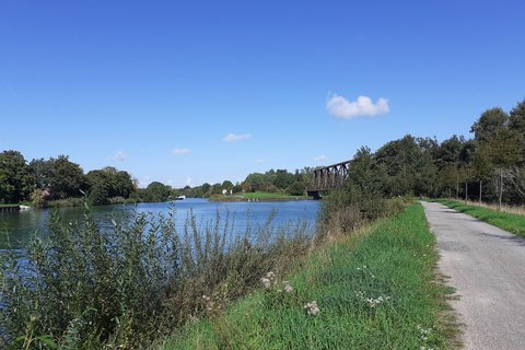 Kanalufer in Lüdinghausen