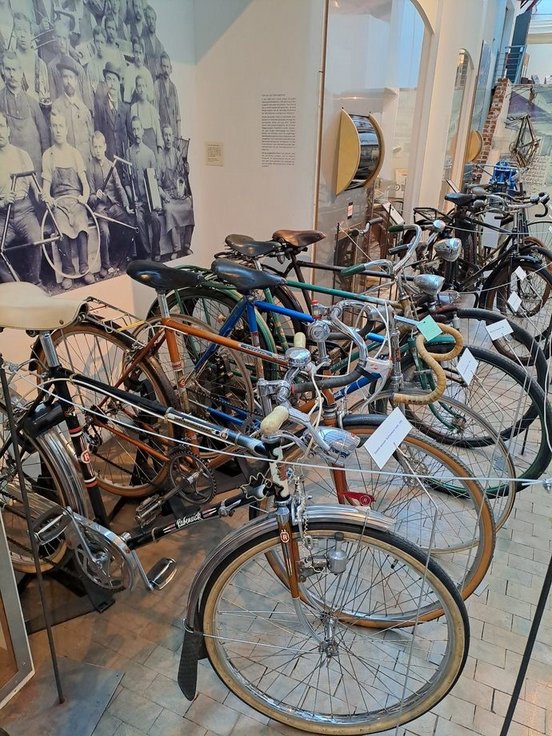Einige Exponate wurden eigens aus dem ca. 250 Fahrräder umfassenden Magazin für unsere Führung ausgestellt.